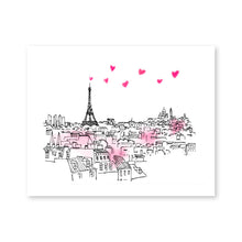 PARIS Eiffel Love Affiche