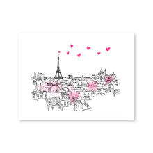 PARIS Eiffel Love Affiche