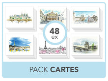 CARTES POSTALES Paris 48 pièces