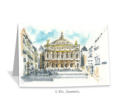 Carte PARIS Opéra Garnier